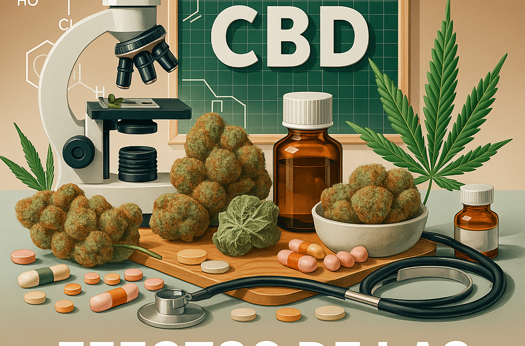 efectos flores CBD bienestar salud cannabis ciencia natural legal