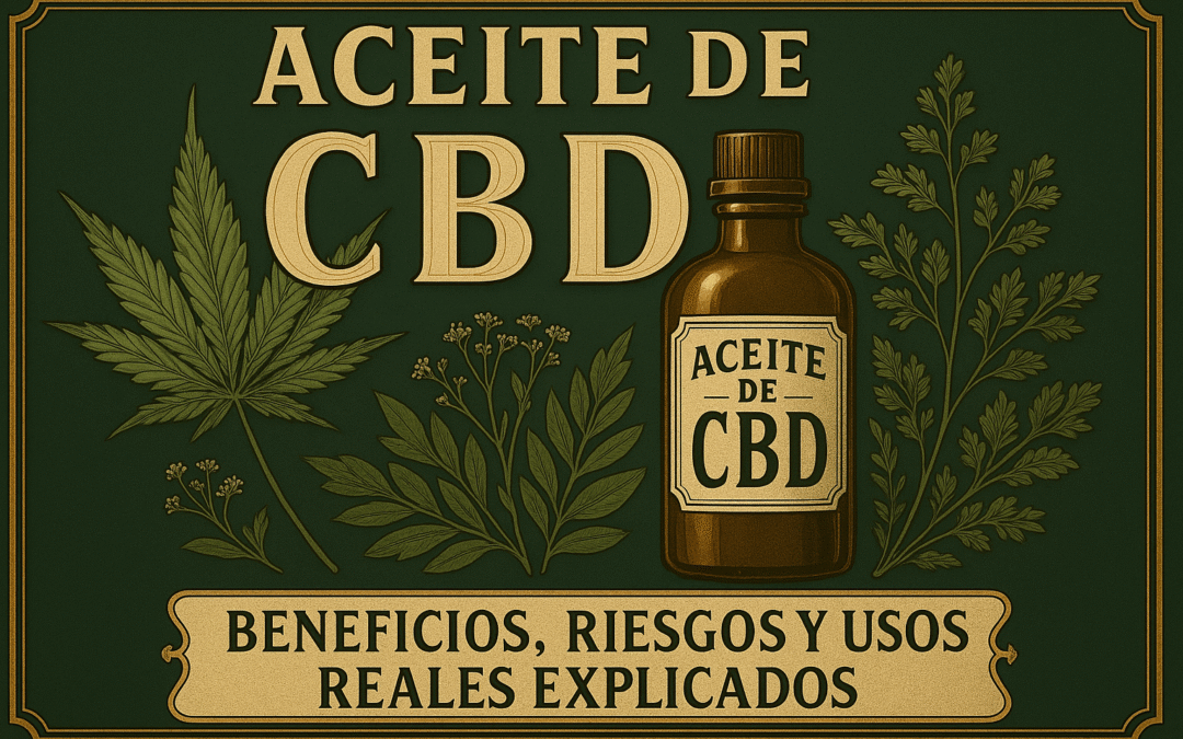 Aceite de CBD: qué es, beneficios reales y precauciones antes de usarlo