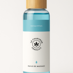 Aceite de masaje CBD eucalipto Le Chanvrier Français 100ml
