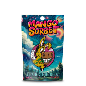 Envase de Hash CBD Mango Sorbet de Flying Burrito