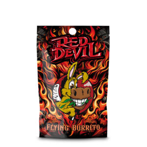 Red Devil Hash de Flying Burrito – hachís CBD rojo artesanal con aroma especiado