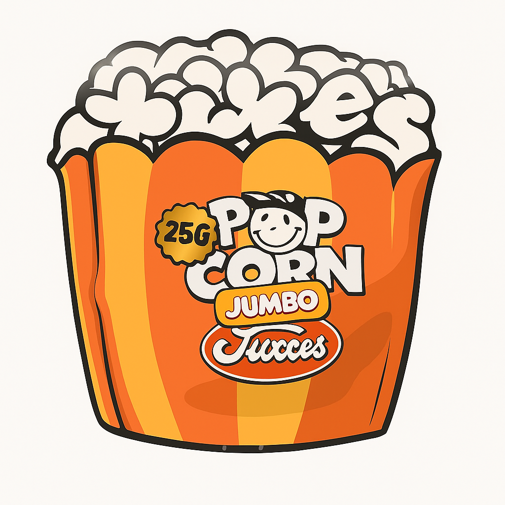 envase flores de CBD Jumbo Sweet Mandarin 25g Xuxes Popcorn