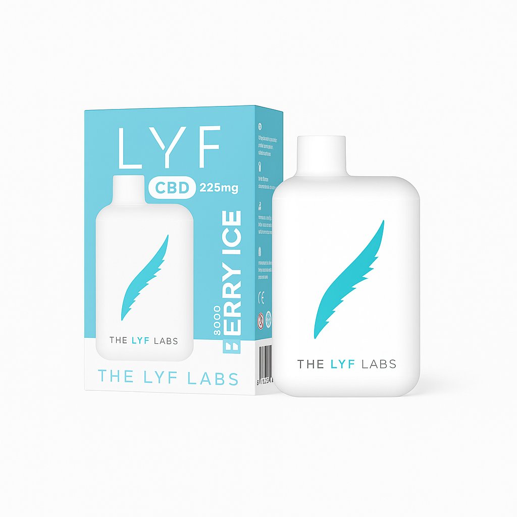LYF Pod Pocket CBD Berry Ice 3ml – Vaper desechable 225 mg