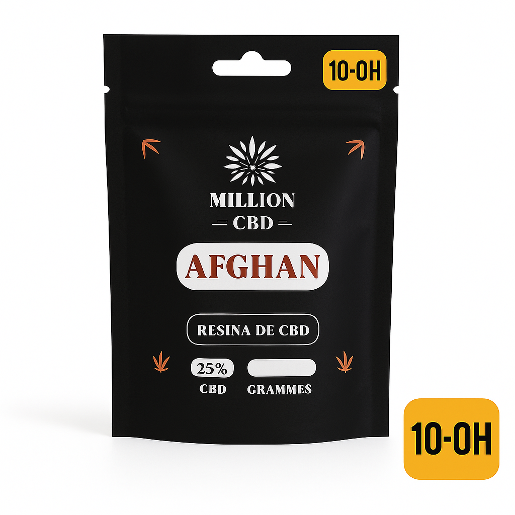 Hash Afghan 10-OH – Million CBD, resina 10-OH con textura resinosa