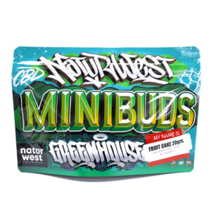 Mini Buds CBD Fruit Cake – Naturwest (envase)