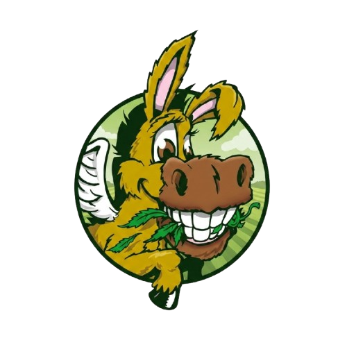 Icono del burro Flying Burrito para marca CBD