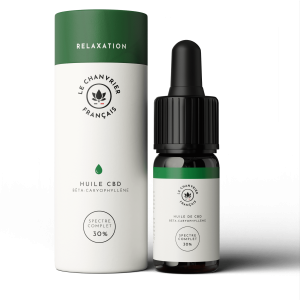 Aceite CBD 30% Le Chanvrier Francais en frasco de 10 ml con gotero