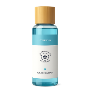 Aceite de masaje CBD Eucalipto Le Chanvrier Français 100 ml