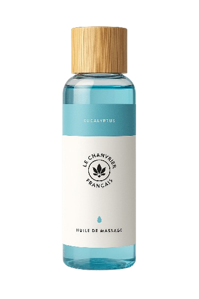 Aceite de masaje CBD eucalipto Le Chanvrier Fran?ais