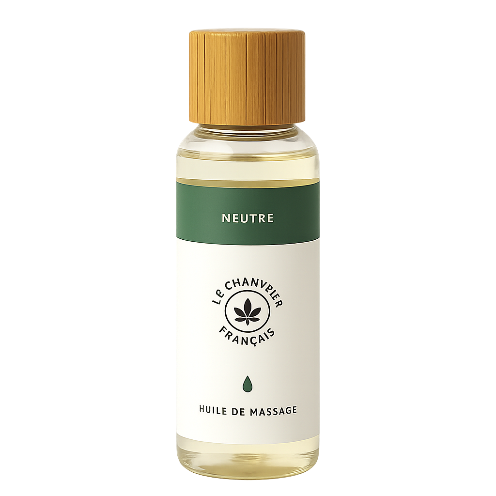 Aceite de masaje CBD Neutro Le Chanvrier Français 100 ml