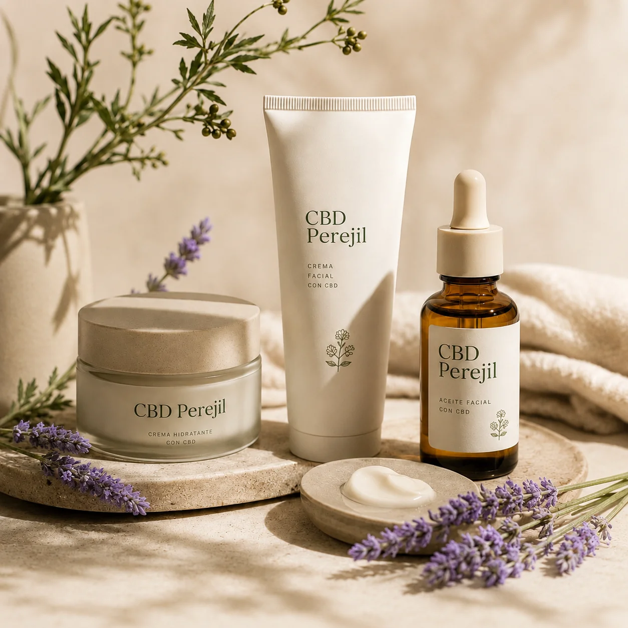 Productos de cosmética CBD