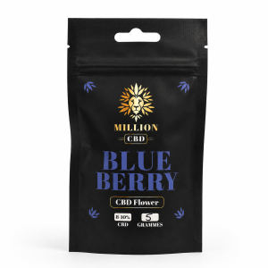Envase Blueberry CBD Flower Million CBD 5 g