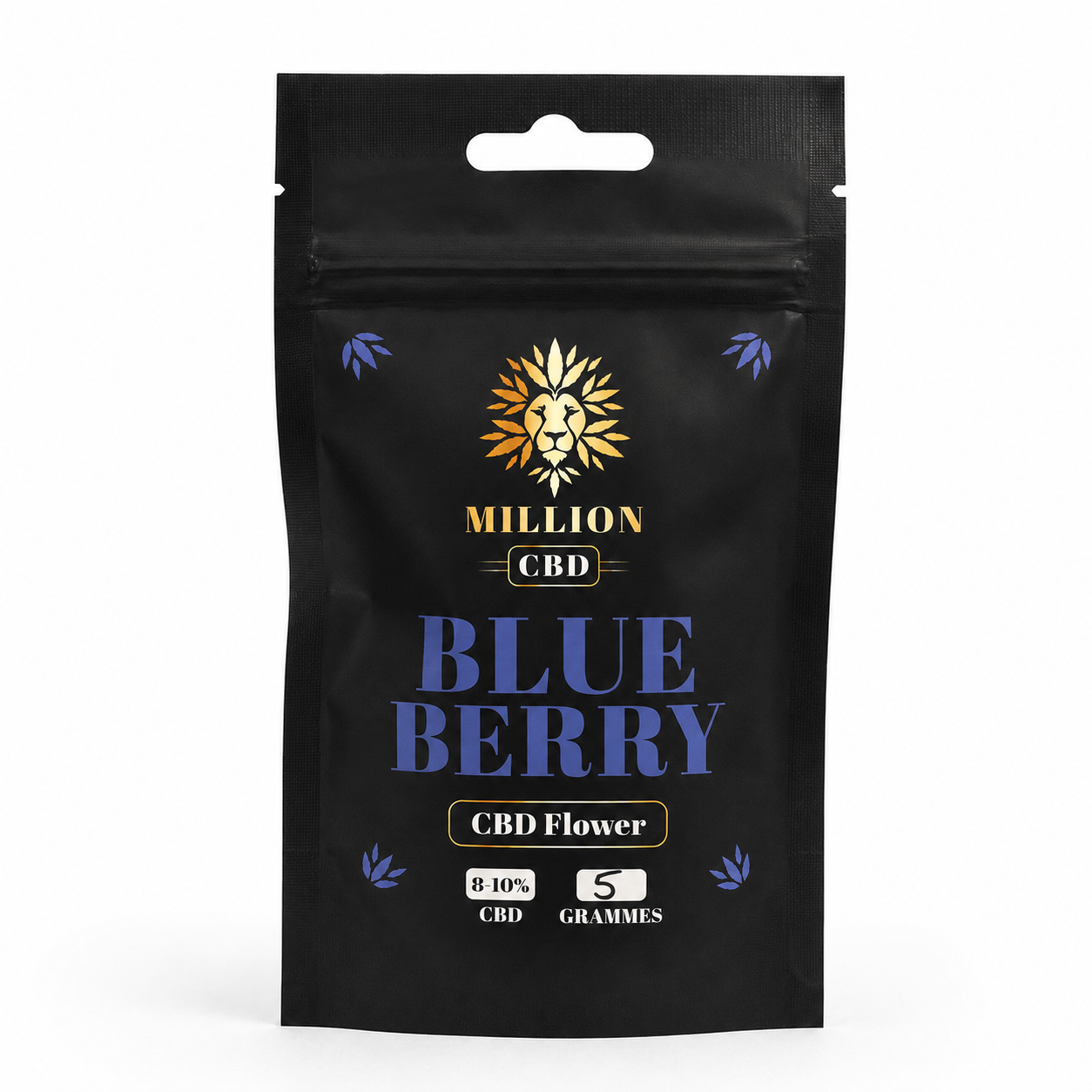 Envase Blueberry CBD Flower Million CBD 5 g