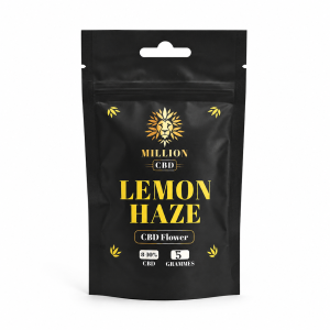 Flores CBD Lemon Haze de Million CBD en envase de 5 g