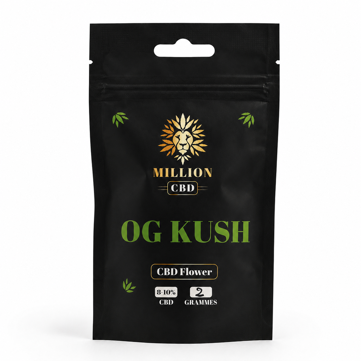 Envase OG Kush CBD Flower Million CBD 2 g