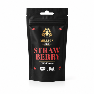 Envase Strawberry CBD Flower Million CBD 5 g
