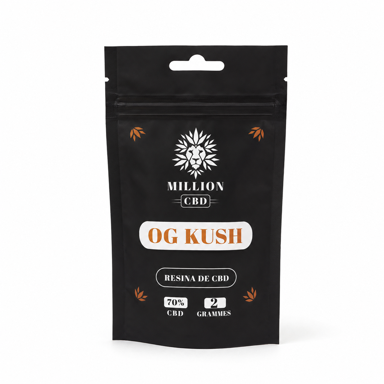 Envase OG Kush Resina CBD Million CBD 2 g
