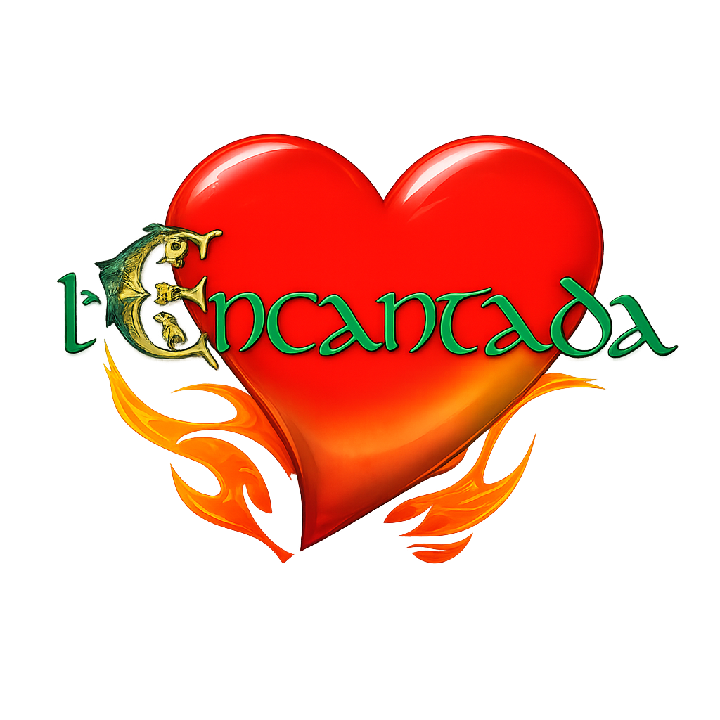 La Encantada logo corazón CBD