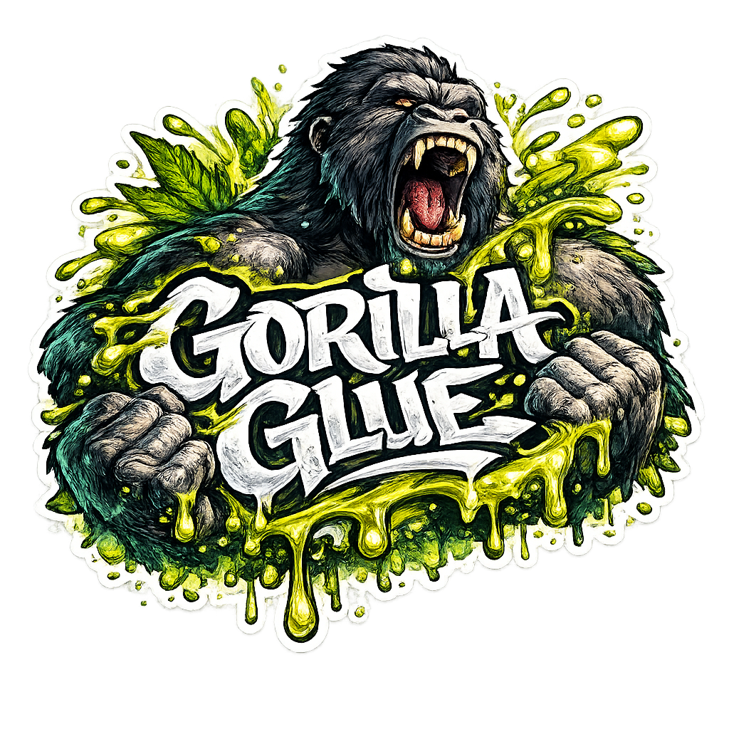 Gr?fico Gorilla Glue Naturwest CBD para cabecera de marca