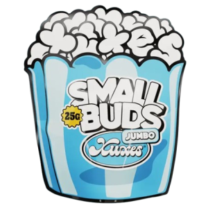 Envase Jumbo Blue Candy Xuxes flores CBD 25 g sin fondo