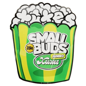 Envase Jumbo Green Sour Xuxes flores CBD 25 g sin fondo