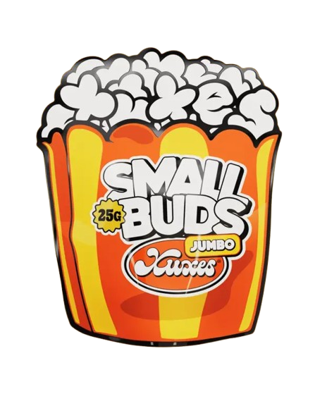 Envase Jumbo Sweet Mandarin Xuxes flores CBD 25 g sin fondo